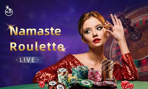 Meja European Roulette live dealer dengan layar interaktif jet88bet